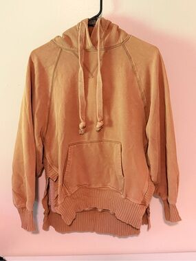 American Eagle Outfitters Caramel Brown Pullover Hoodie